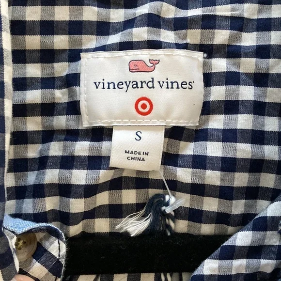 VV for Target Mens Checkered Button Down - Picture 3 of 4